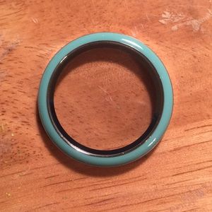 Origami Owl Retired Blue Enamel Large Locker Face